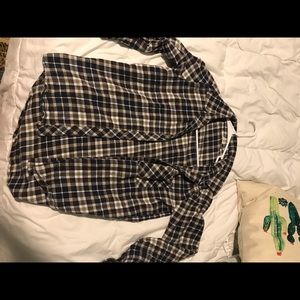 Plaid button up flannel